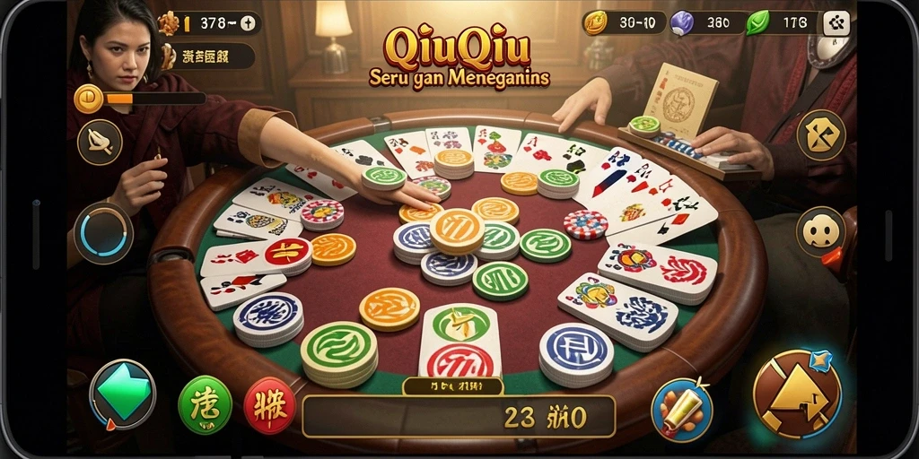 Screenshot gameplay 3178 menampilkan keseruan bermain QiuQiu.