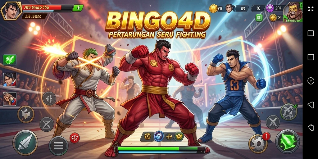 Gameplay seru di BINGO4D dengan pertarungan yang mendebarkan.