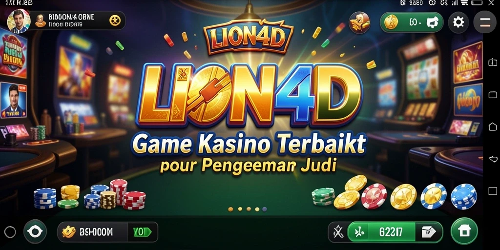 Screenshot LION4D menampilkan gameplay Kasino yang mengasyikkan.