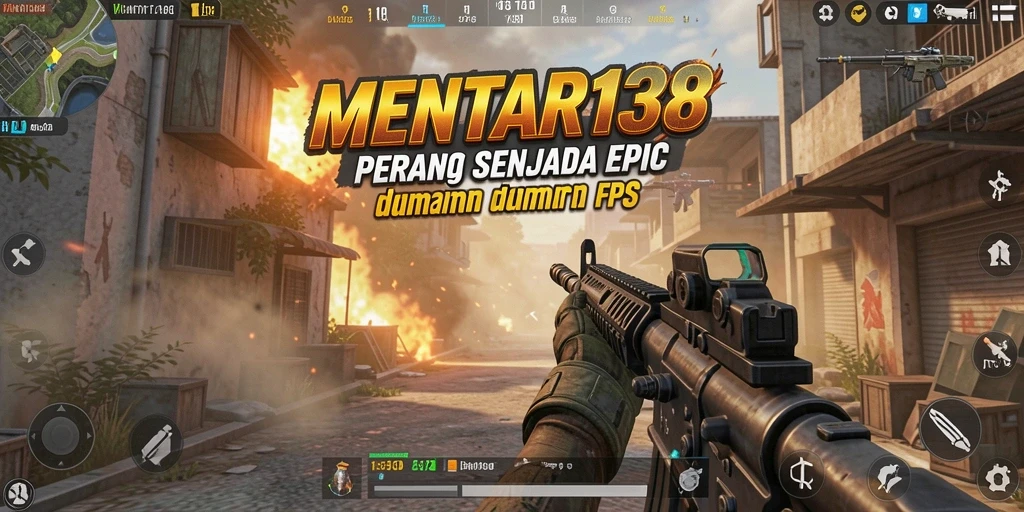 Screenshot utama MENTARI138 menampilkan intensitas pertempuran FPS.