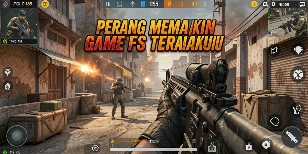Gameplay dinamis dan mendebarkan di <strong>POLO188</strong> dengan aksi FPS yang intens.