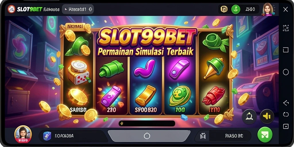 Screenshot gameplay SLOT99BET yang menampilkan keseruan permainan simulasi.